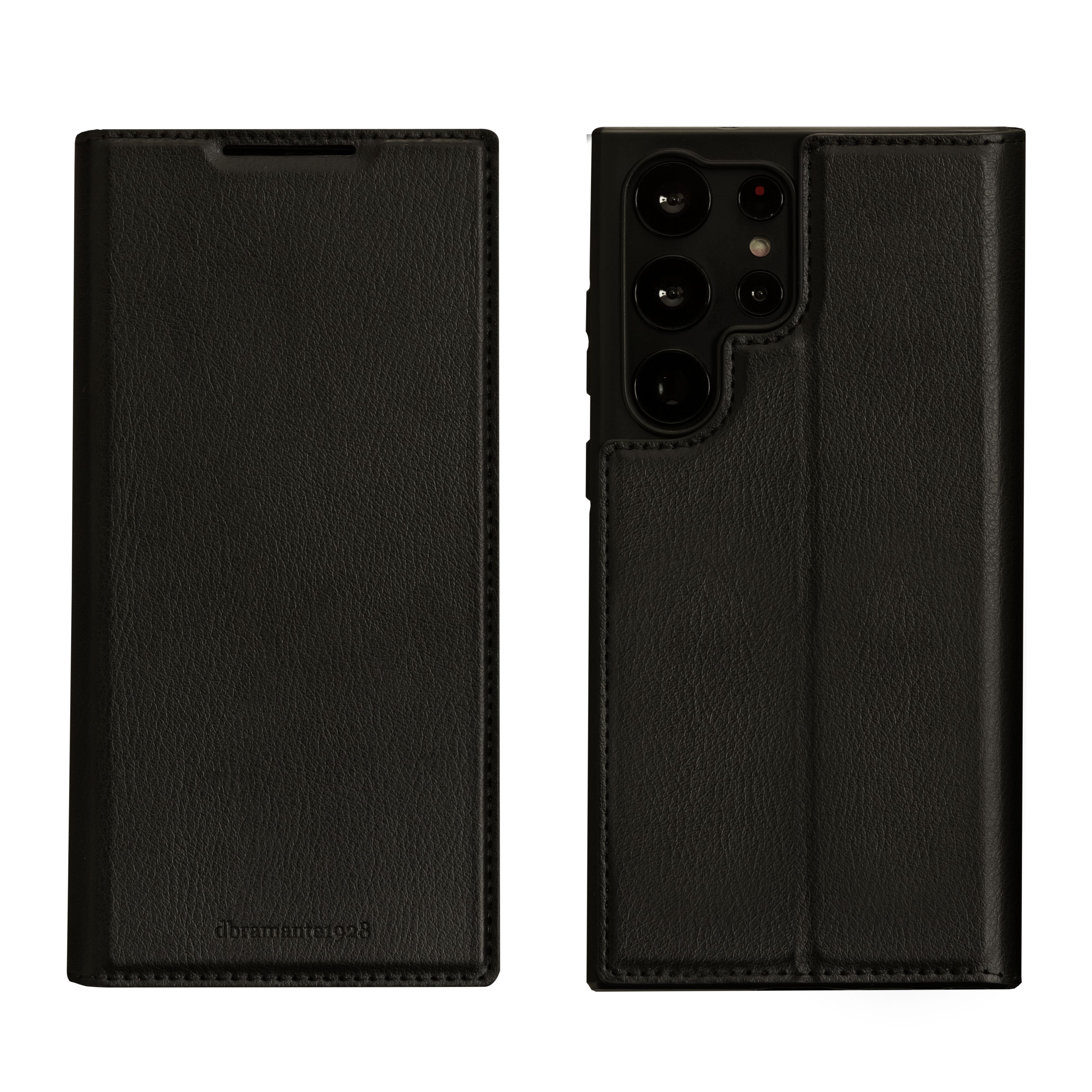 dbramante1928 Oslo Folio Case for Samsung Galaxy S23 Ultra - Vegan Leather - Black
