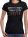Bellatio Decorations Verkleed T-shirt voor dames - 80s night club - zwart - jaren 80 - carnaval S