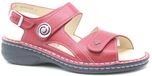 Finn Comfort DENIA - Wijdte H Sandalen Rood Leer Vrouwen Maat 42