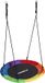 Relaxdays Nestschommel met kussen - 100 cm - tot 100 kg - meerkleurig