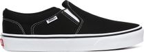 Vans Asher Canvas Heren Sneakers - Black/White - Maat 47