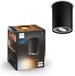 Philips Hue Pillar Opbouwspot - Zwart - GU10 - Warm tot Koel Wit Licht - 1-Spot