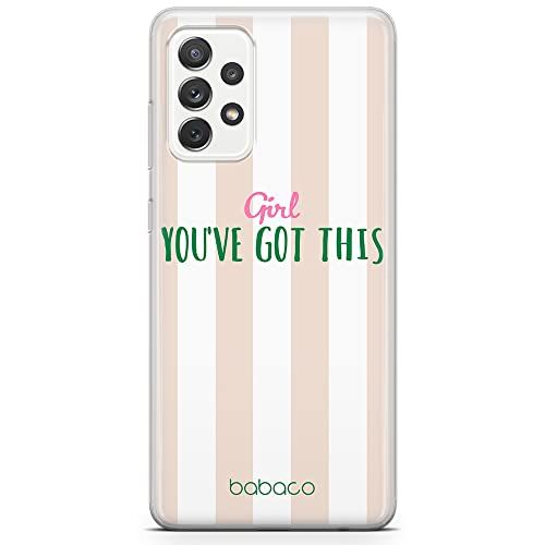 ERT GROUP Mobiele telefoonhoesje voor Samsung A73 5G - Babaco patroon Positive vibes 004
