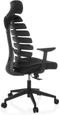 hjh OFFICE Bureaustoel / draaistoel ERGO LINE ECO stof zwart