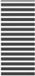 VidaXL Zebra rolgordijn 115x230 cm zwart