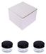 Ronde potjes van kunststof, 10 ml, transparant, set van 125 stuks