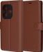 Techsuit Hoesje geschikt voor Realme GT 6 - Leather Folio Book Wallet Case - Marron