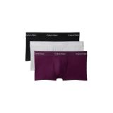 Calvin Klein slip taille basse 3-pack violet-gris-noir