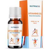 Nutri&Co Vitamine D3 Lanoline 1000IU Per Druppel 15ml