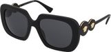 Versace VE4434 GB1/87 Zonnebril Dames Zwart/Grijs