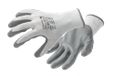 Högert Technik GLAN beschermende handschoenen met nitrilcoating, wit/grijs, maat 9, 12 paar/verpakking, scheur- en steekbestendig, milieuvriendelijk, ideaal voor nauwkeurig werken