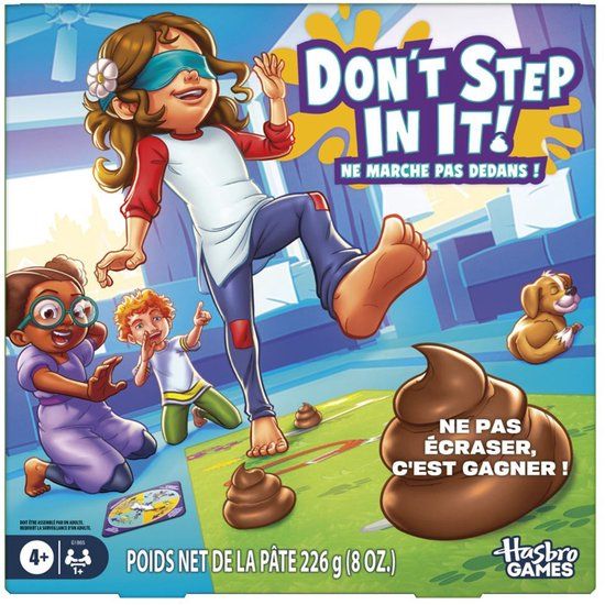 Hasbro – Trap Er Niet In! – Feestspel – Blinddoek & Klei