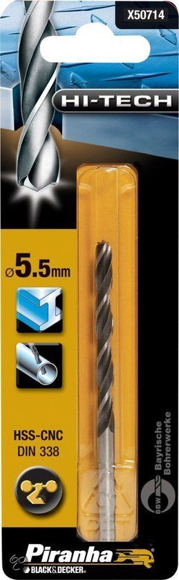 BLACK+DECKER metaalboor hitech 5.5mm
