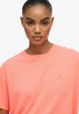 Superdry - Studios T-shirt relaxed pasvorm - Dames - T-shirts - Koraal