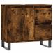 VidaXL Badkamerkast 65x33x60 cm Gerookt Eiken Hout