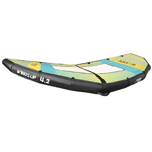 WATTSUP PB-WWNG42 Surffvleugels, duurzaam nylon met klittenbandsluiting, ideaal voor Wing Foil, Wing Snow, Wing Skate, Wing SUP, tas/lijn, 295 cm