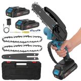 StarTech Accu-kettingzaag Mini kettingzaag - 15,2 cm - 2x 21V accu's - Automatische ketting smering - Antislip handgreep - Draagbaar voor het snoeien