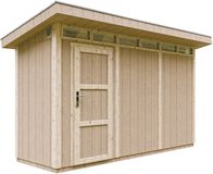 Timbela M902 - LP SmartSide abri de jardin sur base bois - 4 m² - 161xL412xH239 cm - avec plancher