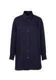 Seidensticker Oversized Fit Lange Blouse Dames Blauw