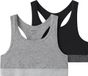 NAME IT NKFSHORT TOP 2P NOOS Meisjes Onderhemden Zwart (2 stuks)