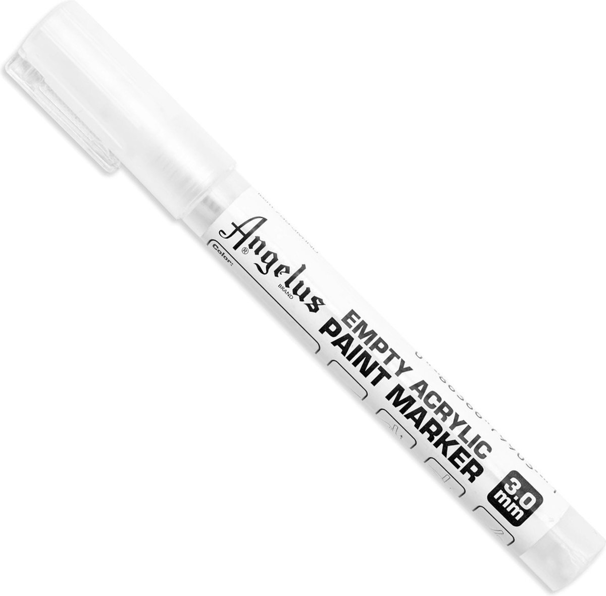 Angelus Empty Paint Marker - lege verfstift - voor leerverf op acrylbasis - 3.0mm