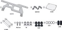 GIVI TL kit de montage pour boîte à outils S250, bagages spécifiques moto, TL5108PLOSKIT