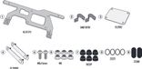 GIVI TL kit de montage pour boîte à outils S250, bagages spécifiques moto, TL5108PLOSKIT