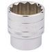 Draper 33729 1/2-inch vierkante aandrijving gepolijst chroom keizerlijke socket, 1,1/4-inch grootte