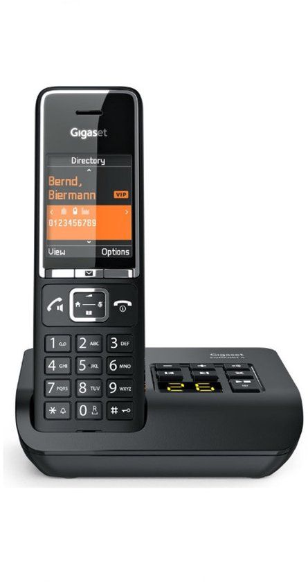 Gigaset COMFORT 550A DECT-telefoon met antwoordapparaat - Zwart