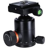 Rollei Statief kogelkop voor C6i statief, professionele 360 graden statiefkop met wrijving, 12 kg draagkracht en 3 waterniveaus. Incl. Acra Swiss snelwisselplaat