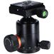 Rollei Statief kogelkop voor C6i statief, professionele 360 graden statiefkop met wrijving, 12 kg draagkracht en 3 waterniveaus. Incl. Acra Swiss snelwisselplaat