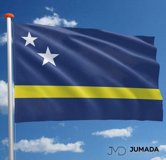 Jumada's Curaçaose Vlag - Curaçao Flag - 150 x 90 cm - Polyester