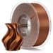 PLA-filament Silk - filament pour imprimante 3D - 1,75 mm - Zijdekoper - 1 kg - Filament pour imprimante 3D métallique brillant - PLA avec haute stabilité dimensionnelle - bobine de 1 kg