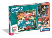 Clementoni Puzzle 3x48 pièces Les Schtroumpfs Pour Enfants Dès 5 Ans