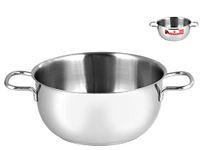 HOME Braadpan RVS Twee Handvatten Cm 22 Kookpot