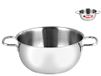 HOME Braadpan RVS Twee Handvatten Cm 22 Kookpot