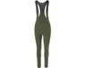 AGU Essential Bibtight Dames Fietsbroek met Bretels - Groen - Maat L