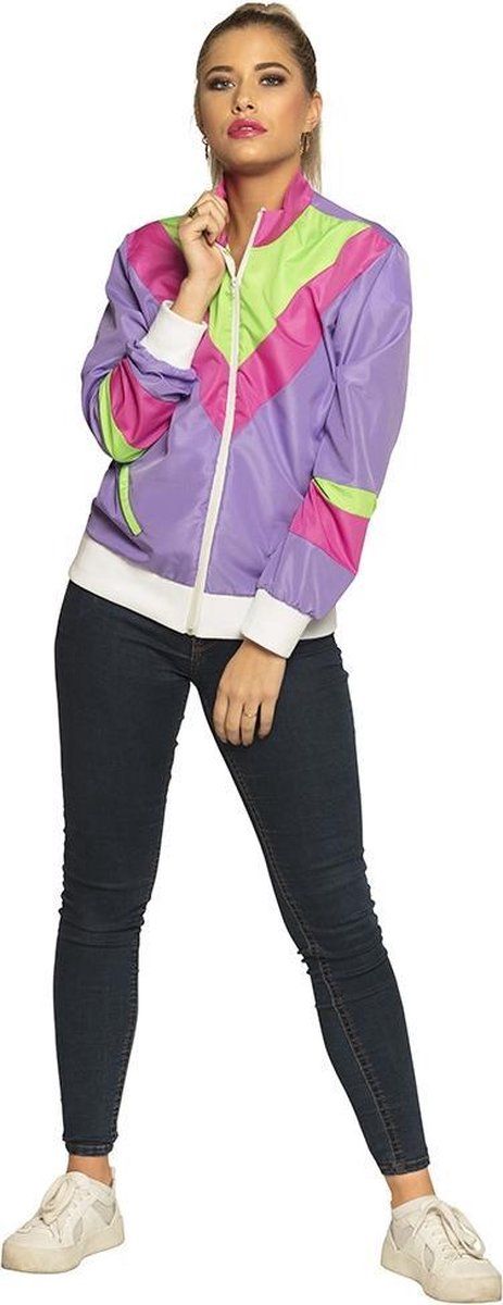 Boland Trainingsjasje Retro Dames Polyester Maat XL