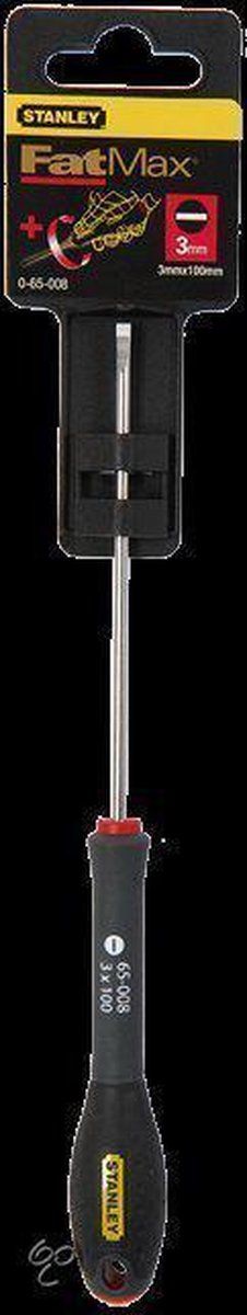 Stanley FatMax Schroevendraaier Parallel 3 X 100mm - Geel