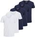 Jack & Jones Heren t-shirt 5 pack Essentials donkerblauw / wit XXL