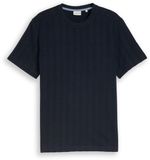 Tom Tailor T-shirt van katoen - Maat XL - sky captain blue