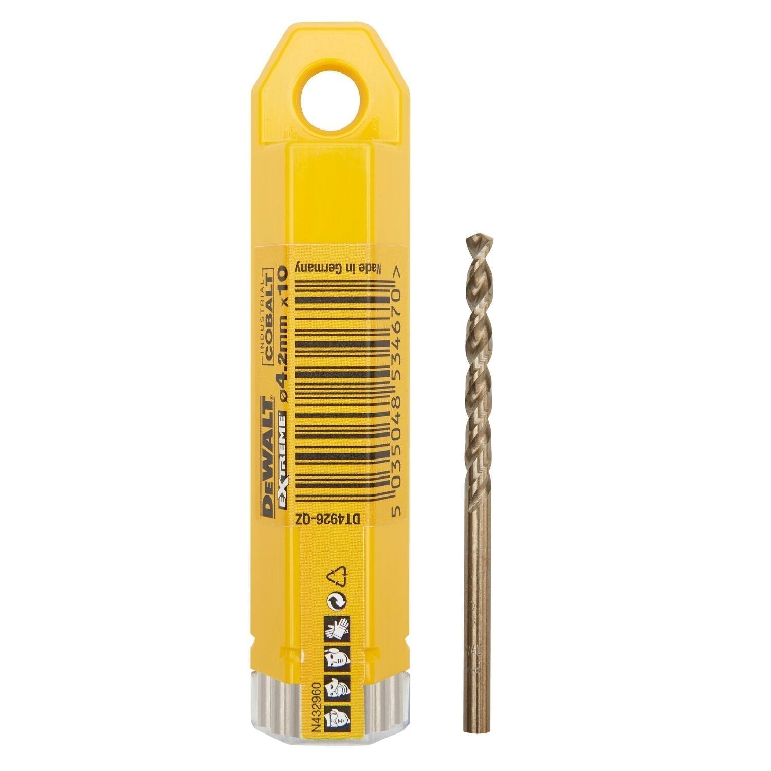 DT4926 Industrial Cobalt Drill Bit HSS 4.2mm