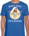Bellatio Decorations Shoppartners Bv Holy shit its Santa fout Kerstshirt / Kerst t-shirt blauw voor heren - Kerstkleding / Christmas outfit XL