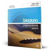 D'Addario EPBB170 Phoshor Brons akoestische bas snarenset 0,11 cm - 0,25 cm (.045 - .100 inch)