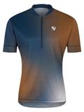 Ziener NEMIC Fietsshirt voor heren, mountainbike, racefiets, ademend, sneldrogend, elastisch, korte mouwen, Wood.hale Navy, 60