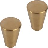 Differnz Rotterdam knop - 20 mm - goud