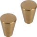 Differnz Rotterdam knop - 20 mm - goud