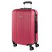 ITACA - Middelgrote Koffer. Medium Trolley Reiskoffer van ITACA. Lichtgewicht ABS Harde Schaal 4 Wielen Cijferslot, Aardbei