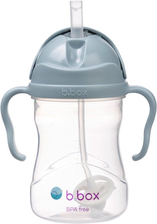 b.box Drinkfles met rietje - Ocean