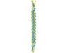 Flamingo Tofla Tofla Tofla-hondenspeelgoed, blauw/geel, L, 55 x 5 x 4 cm